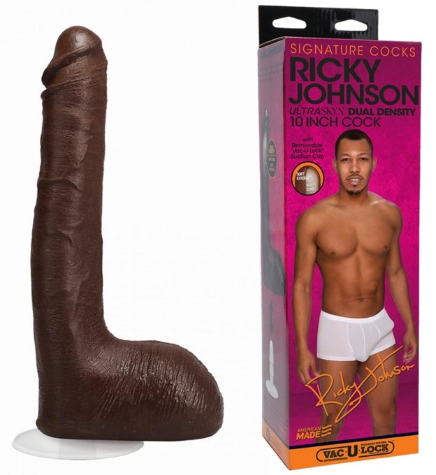 Gode réaliste Acteur Ricky Johnson 20 x 5cm