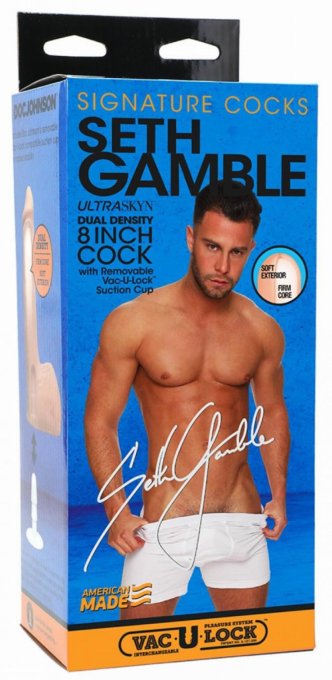 Gode réaliste Acteur Seth Gamble 15 x 4cm