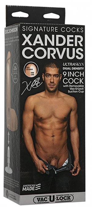 Gode réaliste Acteur Xander Corvus 18 x 5 cm