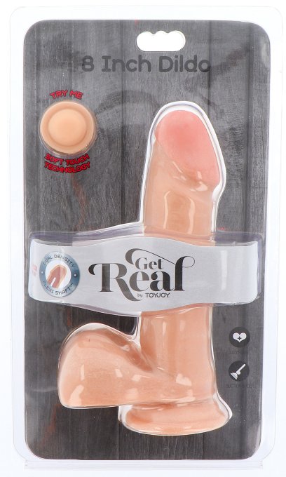 Gode réaliste avec Bourses Get Real Dual Density 16 x 4.5 cm