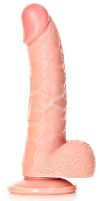 Gode réaliste BALLS CURVED RealRock 12.5 x 3.6cm