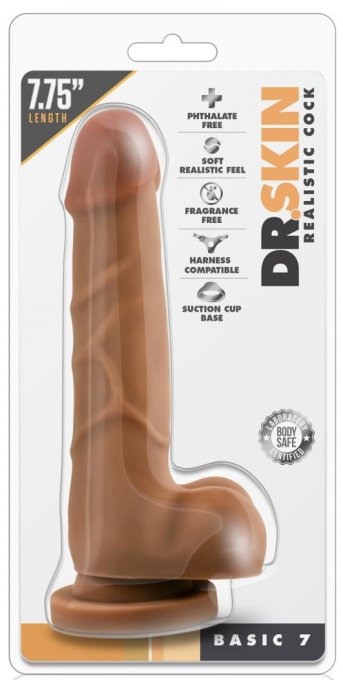 Gode réaliste Basic Up Dr Skin 14 x 3.5cm Latino