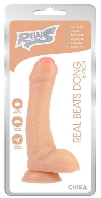 Gode réaliste Beats Foreskin 15 x 4.5cm