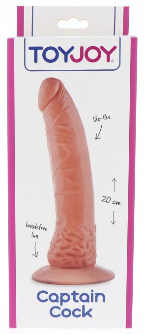 Gode réaliste Captain Cock 18 x 4 cm