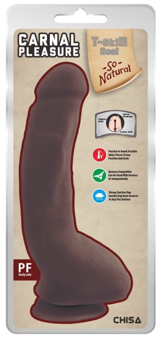 Gode réaliste Carnal Pleasure 16 x 4cm Marron