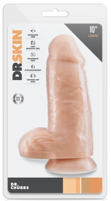 Gode réaliste Chubbs Dr Skin 17 x 8cm