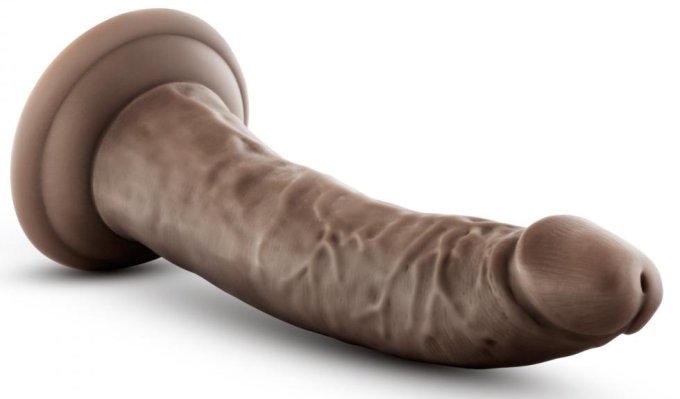 Gode réaliste Cock Long Dr Skin 17 x 4cm Marron