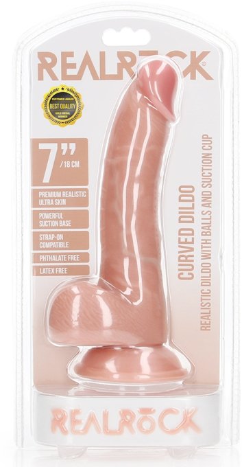 Gode réaliste Curved Kurt 15 x 3.7cm