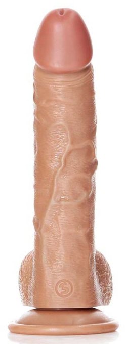 Gode réaliste Curved RealRock 17 x 4.3cm Latino