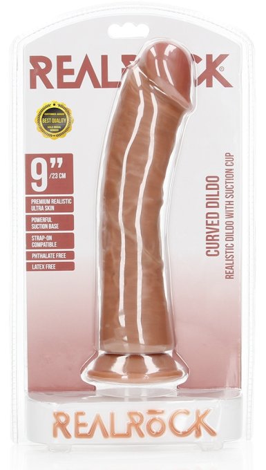 Gode réaliste Curved Strong 23 x 5.5cm Latino