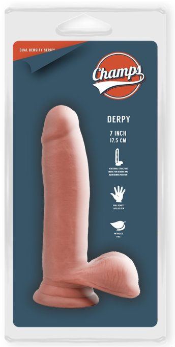 Gode réaliste Derpy Champs 14 x 4cm