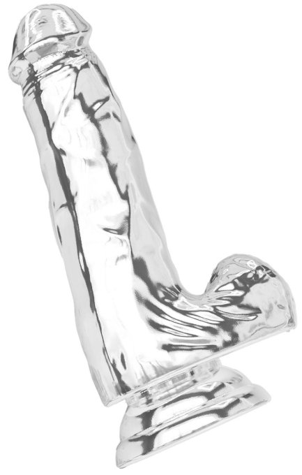 Gode Réaliste Diamond Dick 13.5 x 3.7cm Transparent