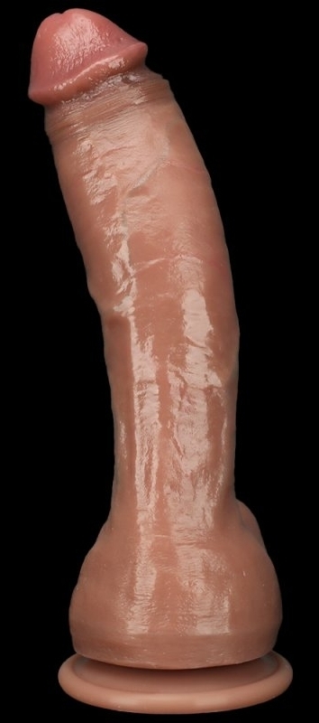 Gode Réaliste Dickpick M 17 x 4.5cm Marron 