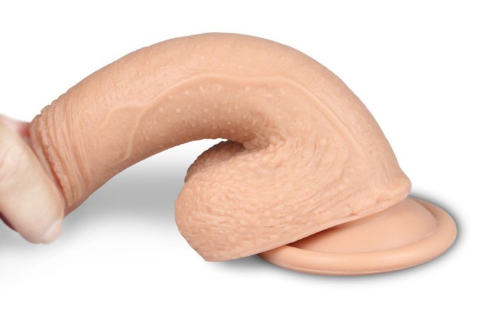 Gode réaliste DUAL Silicone 13 x 3.5 cm Chair