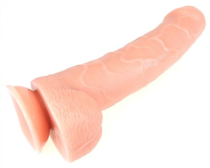 Gode réaliste Foreskin 23 x 5.5cm
