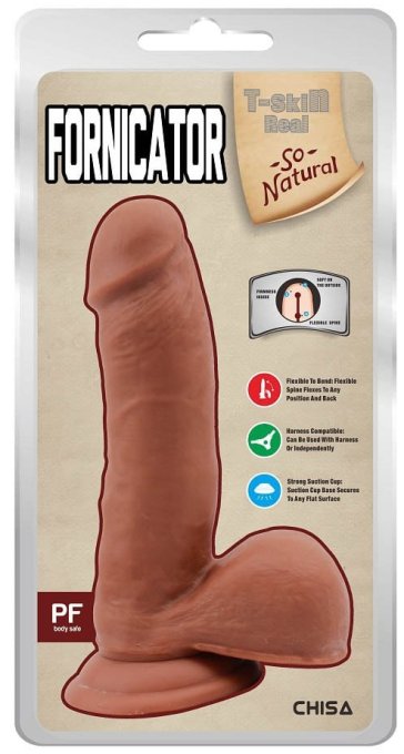 Gode réaliste Fornicator 13 x 4cm Latino