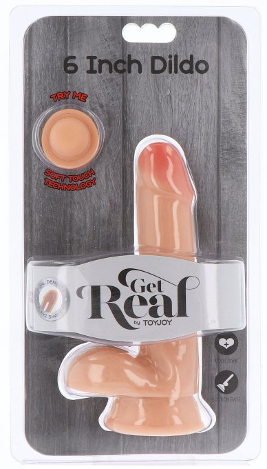 Gode réaliste Get Real Dual Density 13 x 3.3 cm
