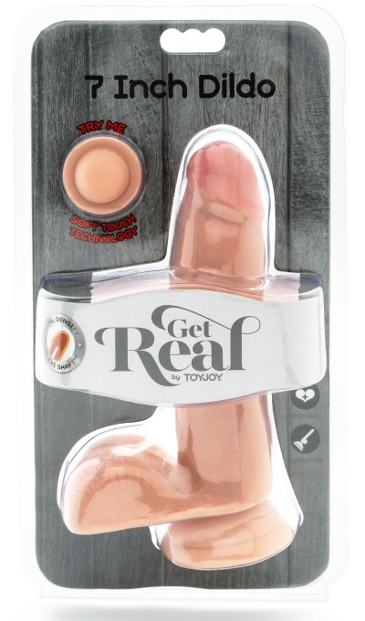 Gode réaliste GET REAL Dual Density 14 x 4 cm