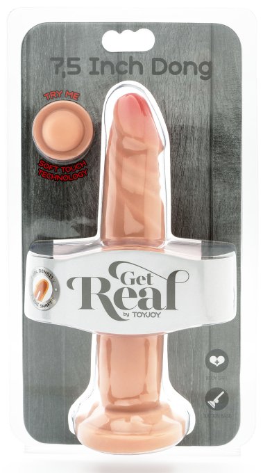 Gode réaliste Get Real Dual Density 18 x 3.5 cm