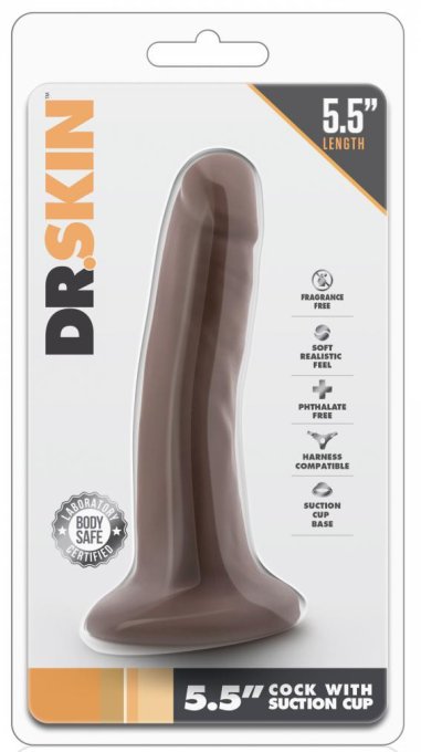Gode réaliste Good Dick Dr Skin 12 x 3.2cm Marron