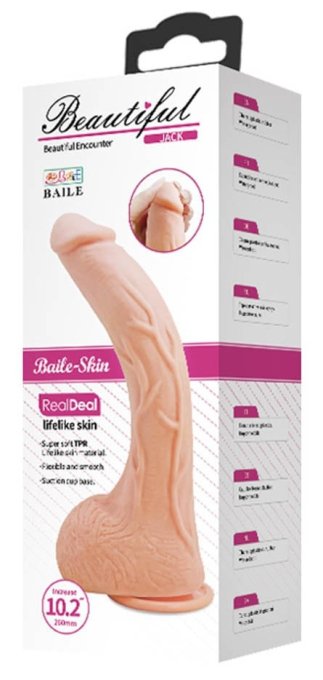 Gode réaliste Jack Beautiful 20 x 5cm