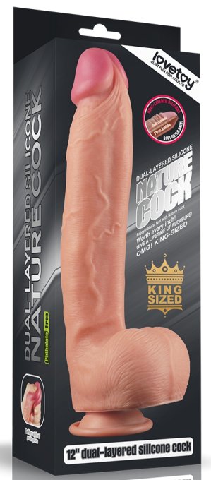 Gode réaliste King Size Strong Nature Cock 22 x 5.7cm