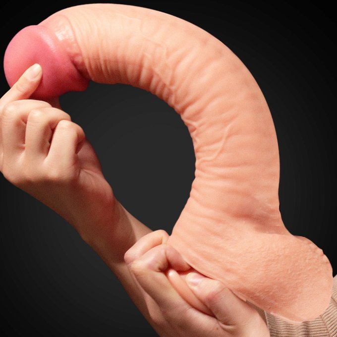 Gode réaliste King Size XL Nature Cock 25 x 6cm