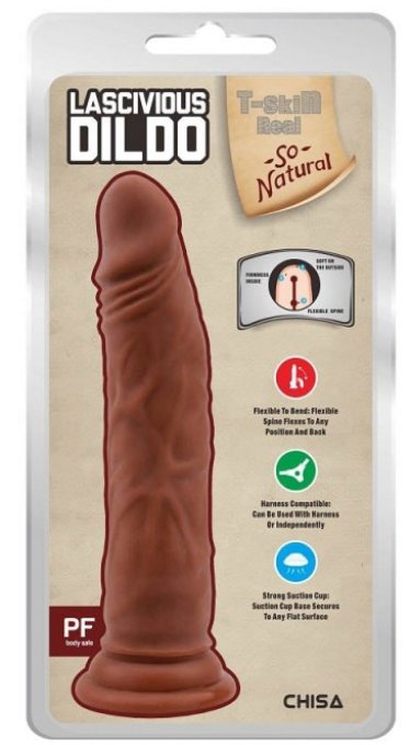 Gode réaliste Lascivious 19 x 4.3cm Latino