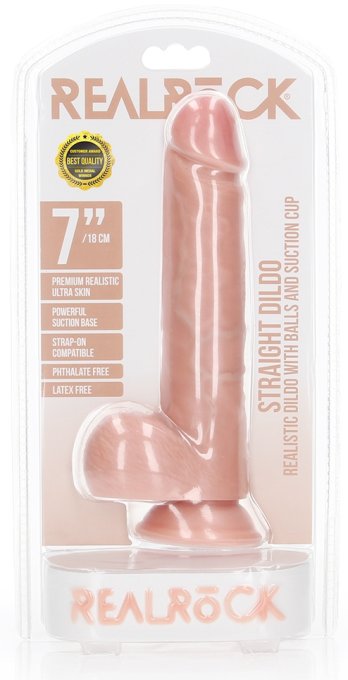 Gode réaliste Mini Straight RealRock 14.5 x 3.6cm
