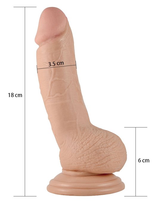 Gode réaliste Real Extreme 12 x 3.5cm