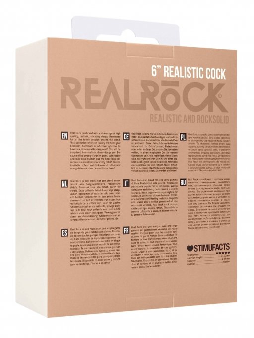 Gode réaliste Realistic Cock Realrock 6" - 11 x 3.3cm