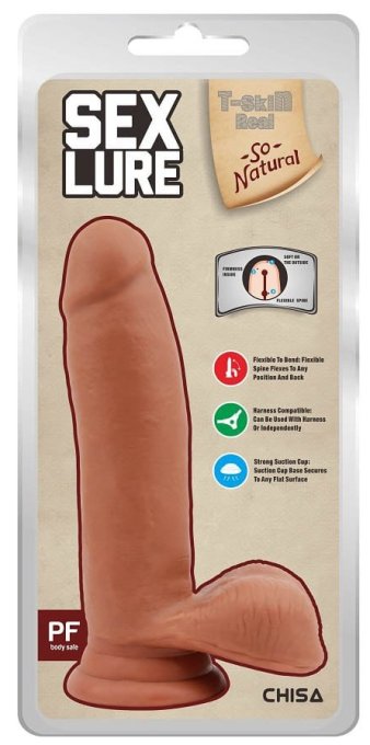 Gode réaliste Sex-Lure 14 x 3.6cm Latino
