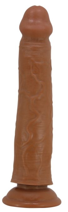 Gode réaliste Sharife 22 x 4.5 cm Marron
