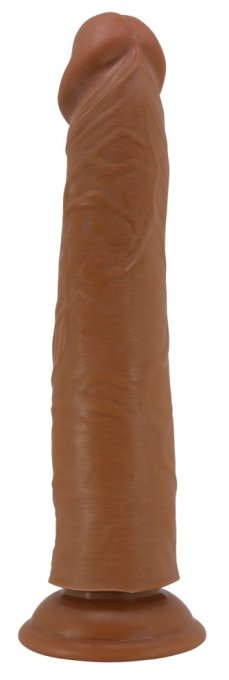 Gode réaliste Sharife 22 x 4.5 cm Marron