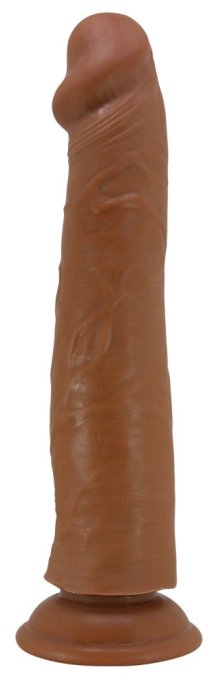 Gode réaliste Sharife 22 x 4.5 cm Marron