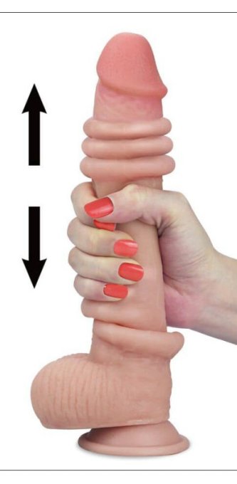 Gode réaliste SLIDING SKIN 13 x 3.5 cm