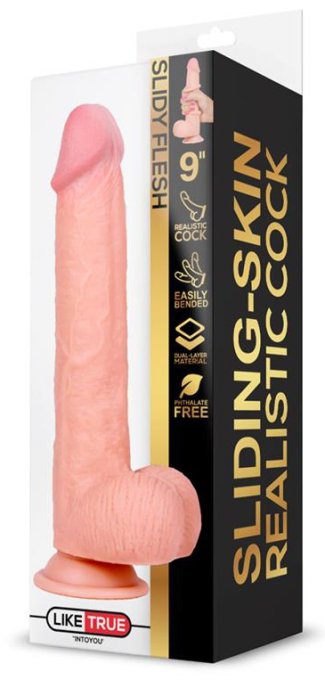Gode réaliste Slidy Cock 17 x 4cm