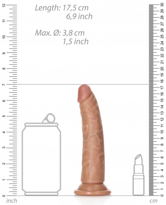 Gode réaliste Slim Dildo 15.5 x 3.8cm Latino