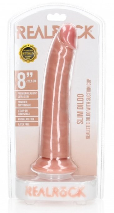 Gode réaliste Slim RealRock 20 x 4.6cm