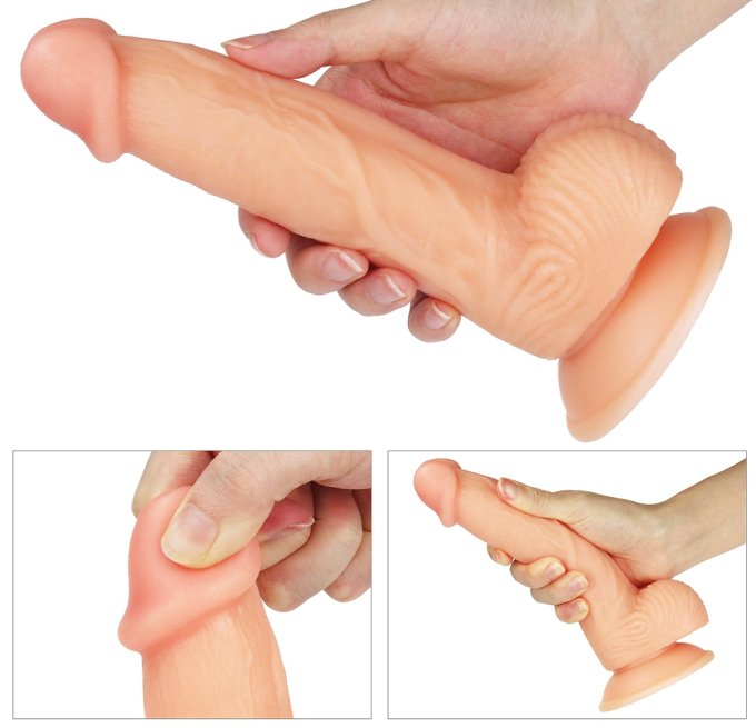 Gode réaliste Soft Dude 14 x 4cm