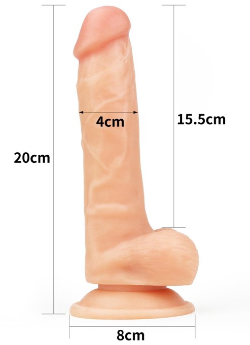 Gode réaliste Soft Dude 15 x 4cm