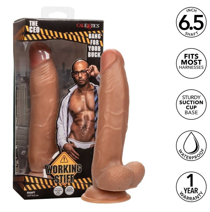 Gode Réaliste The Ceo 16 x 4.5cm Marron