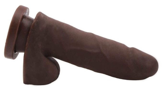 Gode réaliste The Glad Eye 11 x 3 cm Marron