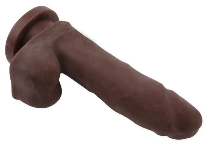 Gode réaliste The Glad Eye 11 x 3 cm Marron