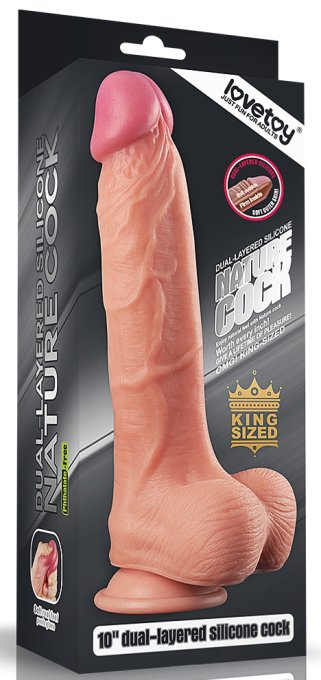 Gode réaliste Uppy King Size Nature Cock 19 x 5cm