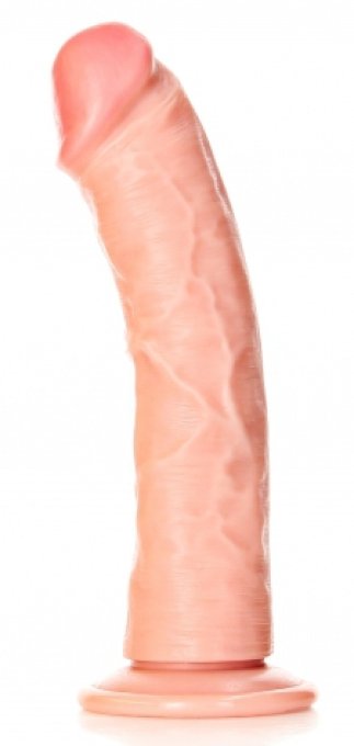 Gode réaliste Ventouse Curved RealRock 20 x 4.6cm