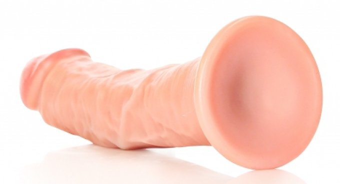 Gode réaliste Ventouse Curved RealRock 20 x 4.6cm