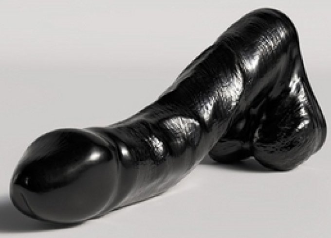 Gode Rocky 19 x 4 cm Noir