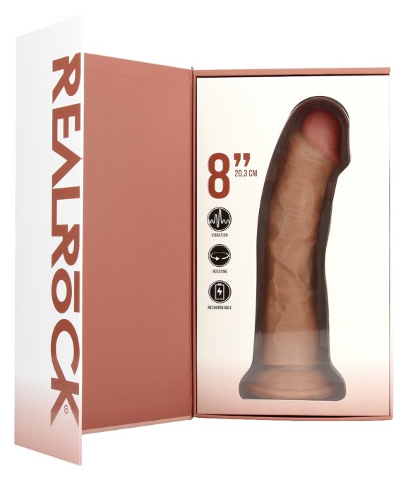 Gode Rotatif Curved 20 x 4.6 cm Latino