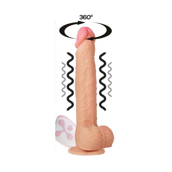 Gode Rotatif Vibrant 